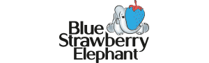 Blue Strawberry Elephant Blue Strawberry Elephant