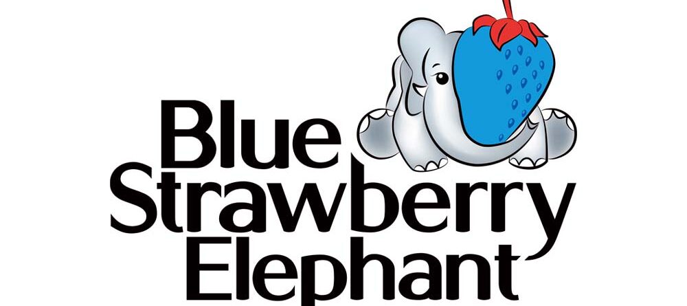 Blue Strawberry Elephant